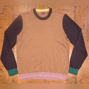 Ted Baker XL Slim Colorblock Sweater